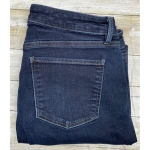 Talbots 10 Petite Slim Ankle Curvy‎ Jeans Dark Wash Five Pocket Stretch Denim